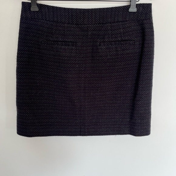Ann Taylor Classic Black purple and gray Textured Skirt size 4 - Picture 3 of 6